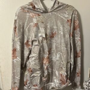 Camo Leaf Pattern Hoodie